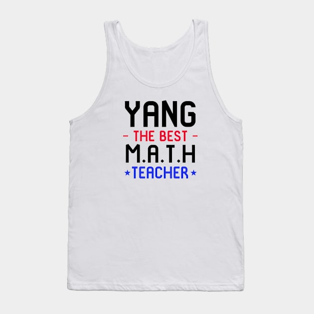 Andrew Yang Math. Math Teacher Funny 2020 Tank Top by yellowpomelo